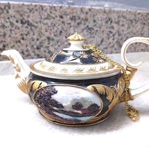 Mini Teapot Handpainted